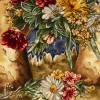 تابلو فرش دستباف گل در گلدان سفالی تبریز کد 902608