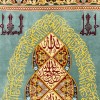 Tableau tapis persan Qom fait main Réf ID 902619