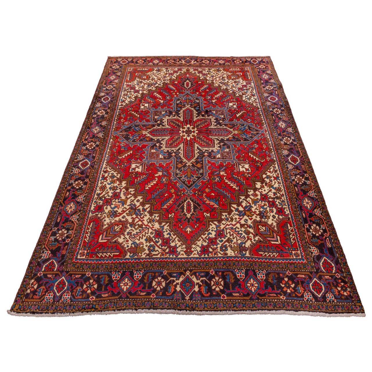 Heirz Multi Rug Specifications, prices and buy Heriz Rug Ref 705068 Ground Color Dark Red