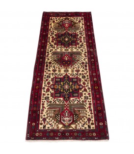 فرش دستباف قدیمی کناره طول دو متر آذربایجان کد 705165