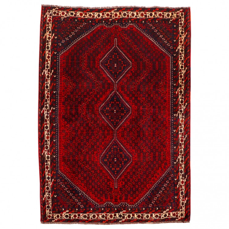 فرش دستباف قدیمی شش متری شیراز کد 154102