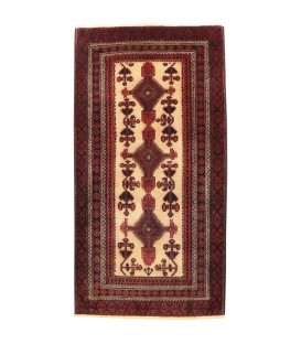 イランの手作りカーペット バルーチ 番号 154128 - 110 × 200