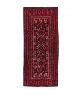 Персидский ковер ручной работы Балуч Код 154135 - 88 × 195