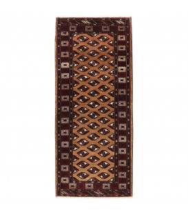 イランの手作りカーペット トルクメン 番号 154144 - 104 × 236