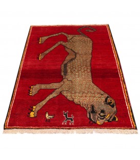Tappeto persiano Shiraz annodato a mano codice 154151 - 98 × 145