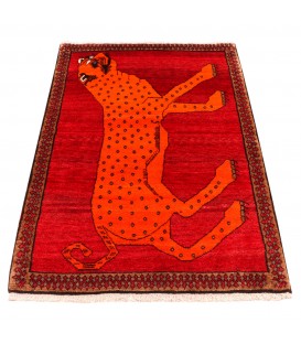 فرش دستباف قدیمی ذرع و نیم شیراز کد 154152