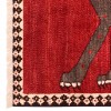 Tappeto persiano Shiraz annodato a mano codice 154154 - 100 × 148