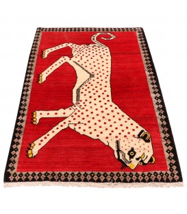 イランの手作りカーペット シラーズ 番号 154162 - 100 × 150