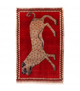 فرش دستباف قدیمی ذرع و نیم شیراز کد 154167