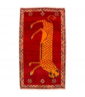 Tappeto persiano Shiraz annodato a mano codice 154165 - 110 × 190