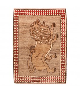 Персидский ковер ручной работы Шираз Код 154163 - 107 × 145