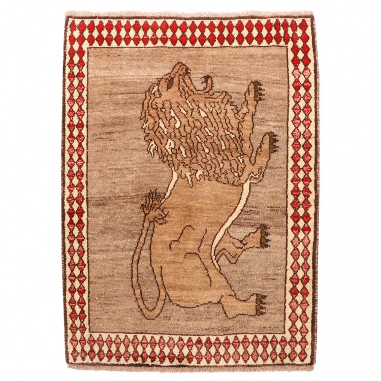 Tappeto persiano Shiraz annodato a mano codice 154163 - 107 × 145