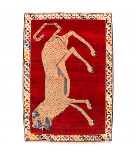 Персидский ковер ручной работы Шираз Код 154161 - 100 × 145