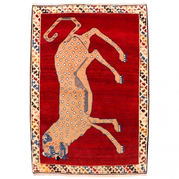 イランの手作りカーペット シラーズ 番号 154161 - 100 × 145
