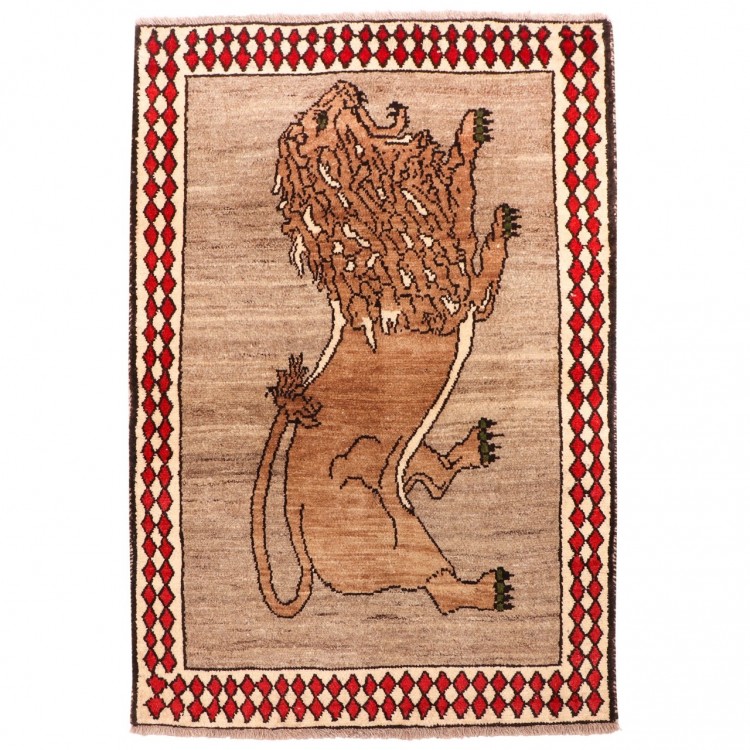 Персидский ковер ручной работы Шираз Код 154158 - 105 × 150