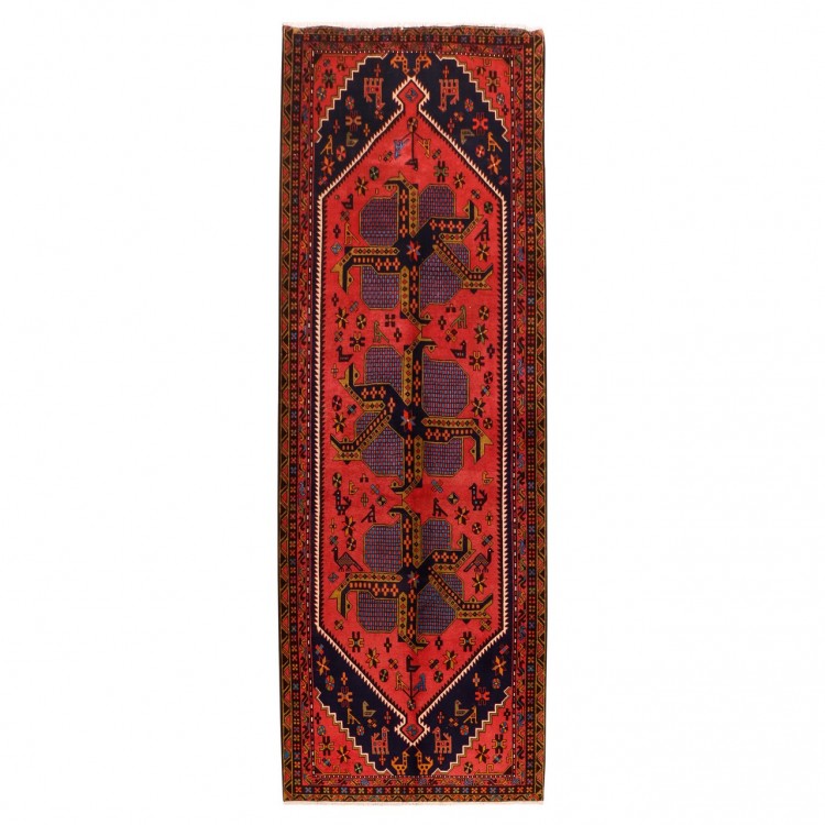 Tappeto persiano Meshgin Shahr annodato a mano codice 154049 - 148 × 430