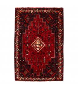 فرش دستباف قدیمی چهار و نیم متری شیراز کد 154073