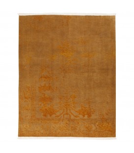Персидский ковер ручной работы Тебриз Код 155027 - 202 × 244