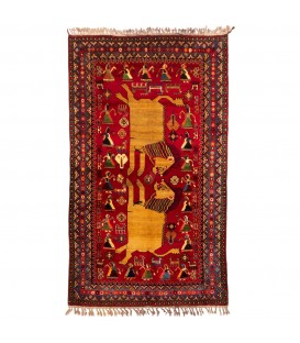 Персидский габбе ручной работы Шираз Код 156003 - 149 × 253