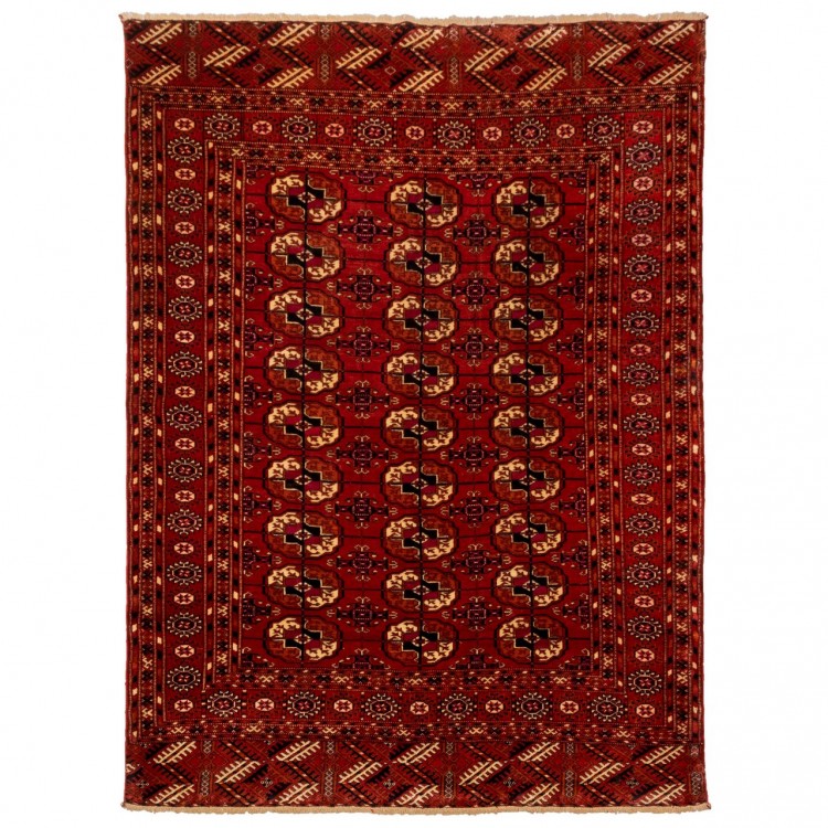 Персидский ковер ручной работы туркменский Код 156019 - 123 × 166