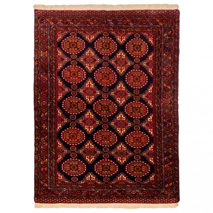 イランの手作りカーペット トルクメン 番号 156020 - 133 × 175