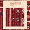 Tappeto persiano turkmeno annodato a mano codice 156024 - 78 × 233