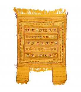 El Dokuma Kilim Qashqai 156058 - 110 × 150