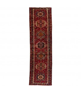 イランの手作りカーペット ガラジェ 番号 156061 - 93 × 399