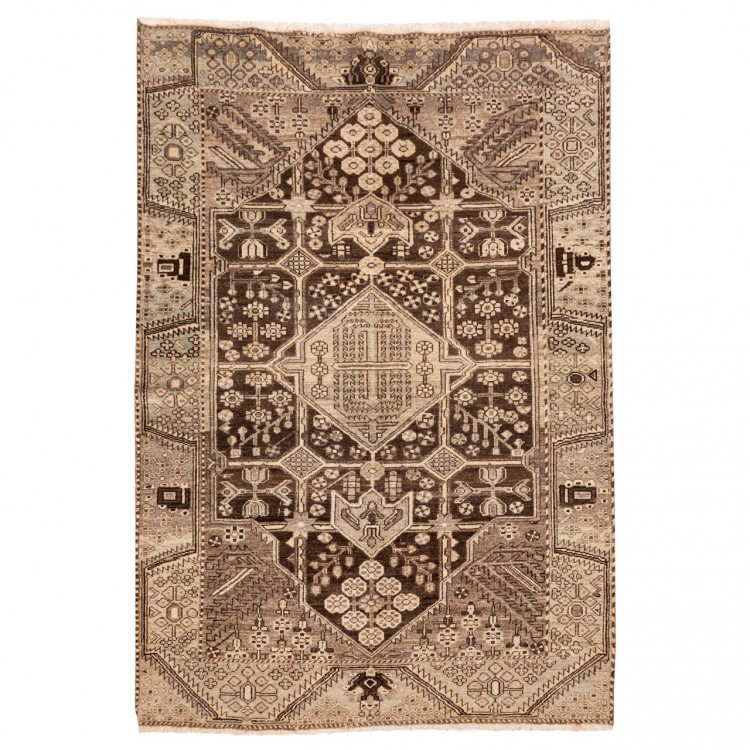 Персидский ковер ручной работы Бакхтиари Код 156085 - 129 × 187
