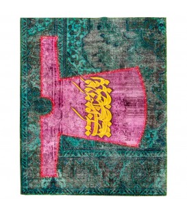 Tapis persan Tabriz fait main Réf ID 156087 - 140 × 170