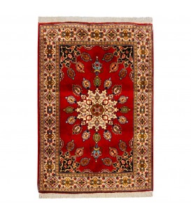 イランの手作りカーペット タブリーズ 番号 156090 - 61 × 93