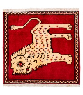 Персидский ковер ручной работы Абаде Код 156093 - 68 × 64