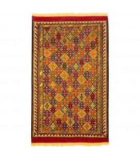 Персидский килим ручной работы Курди Код 156095 - 58 × 95