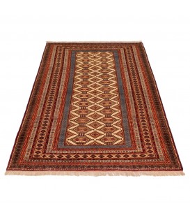 فرش دستباف قدیمی دو و نیم متری ترکمن کد 156137