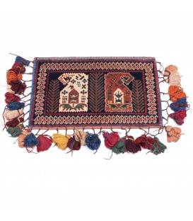 Satteltasche handgeknüpfter persischer Teppich. Ziffer 102282