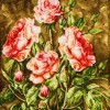 イランの手作り絵画絨毯 タブリーズ 番号 902678