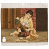 イランの手作り絵画絨毯 タブリーズ 番号 156120