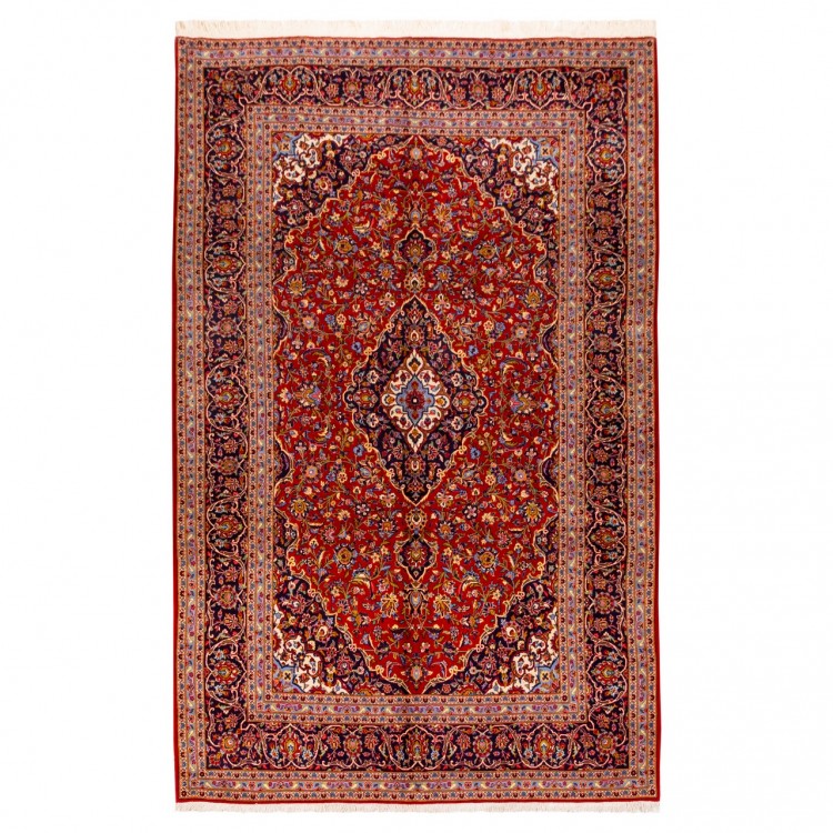 Персидский ковер ручной работы Кашан Код 152068 - 207 × 329