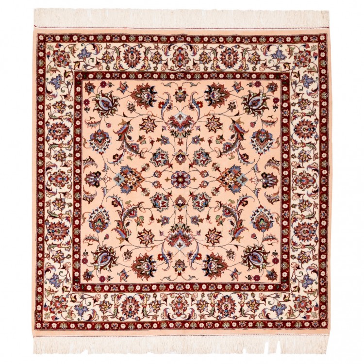 イランの手作りカーペット マシュハド 番号 152093 - 154 × 154
