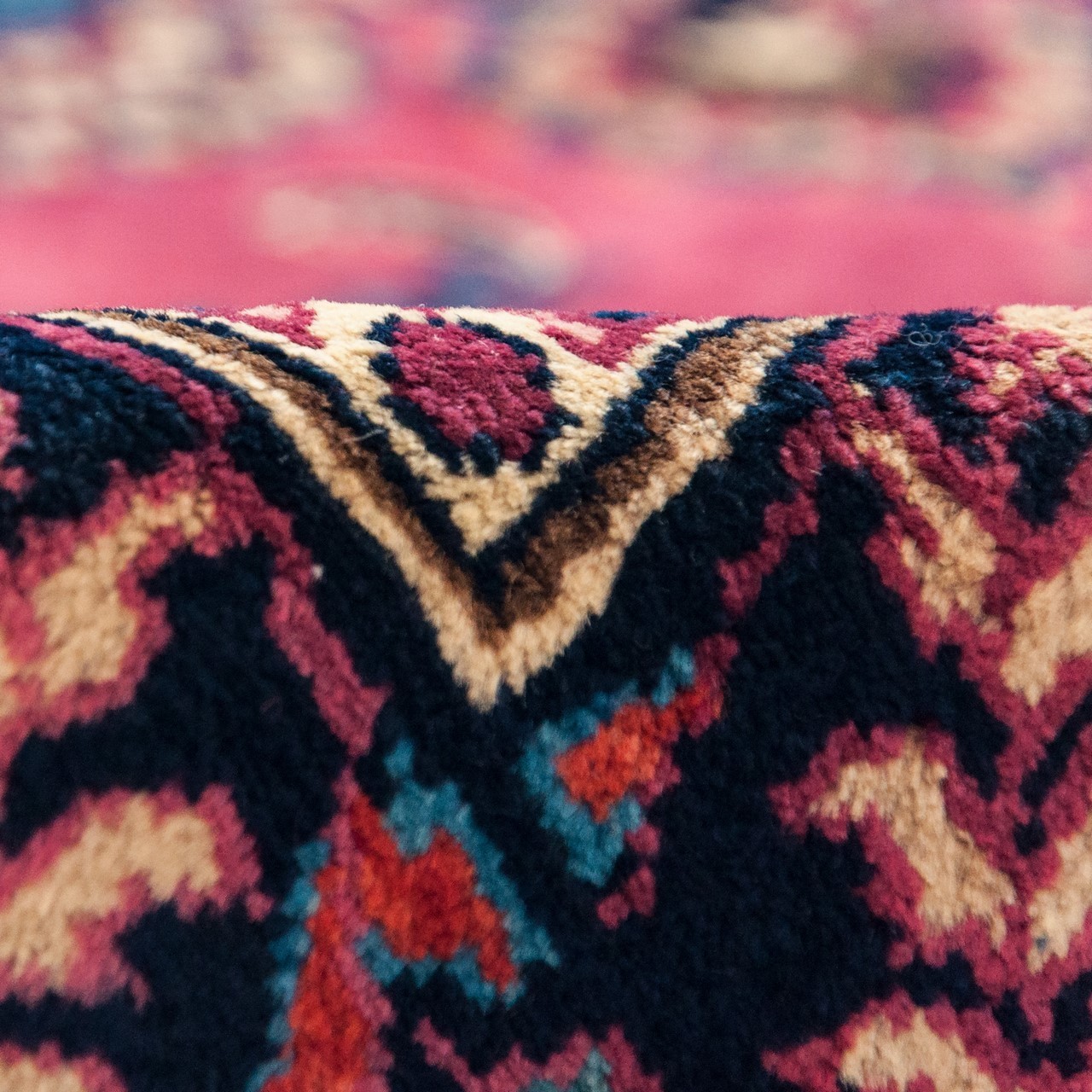 Semi-Antique Mashad Carpet Ref 101917