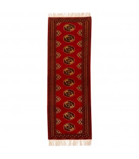 イランの手作りカーペット トルクメン 番号 152103 - 65 × 190