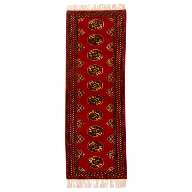 Tappeto persiano turkmeno annodato a mano codice 152103 - 65 × 190