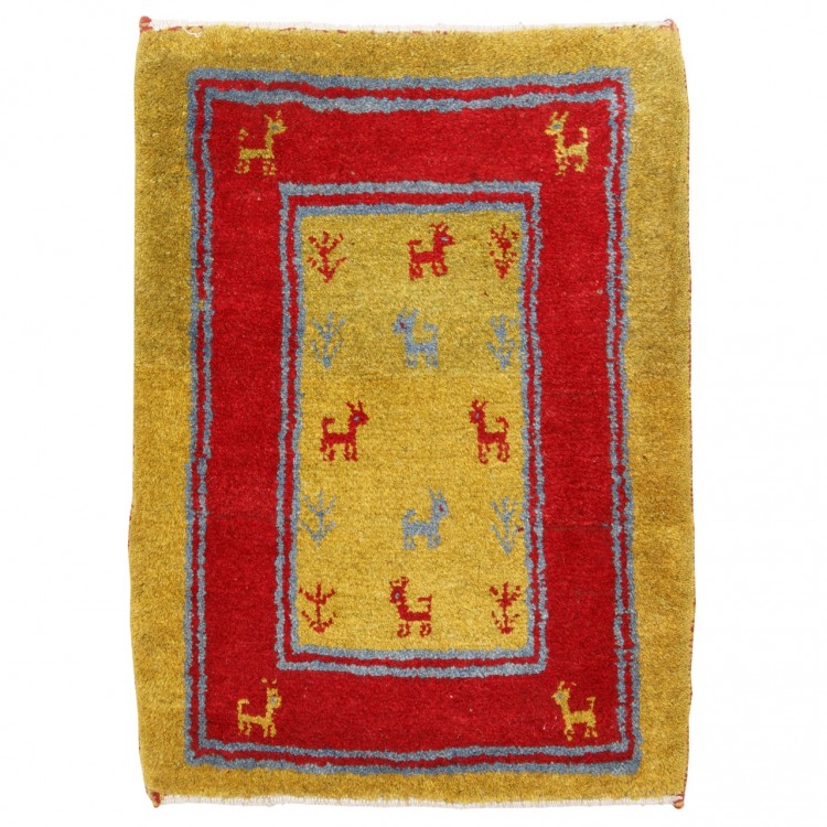 Персидский габбе ручной работы Шираз Код 152142 - 59 × 80