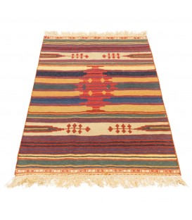 Персидский килим ручной работы Шираз Код 152154 - 65 × 92