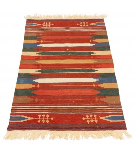 Персидский килим ручной работы Шираз Код 152155 - 58 × 95