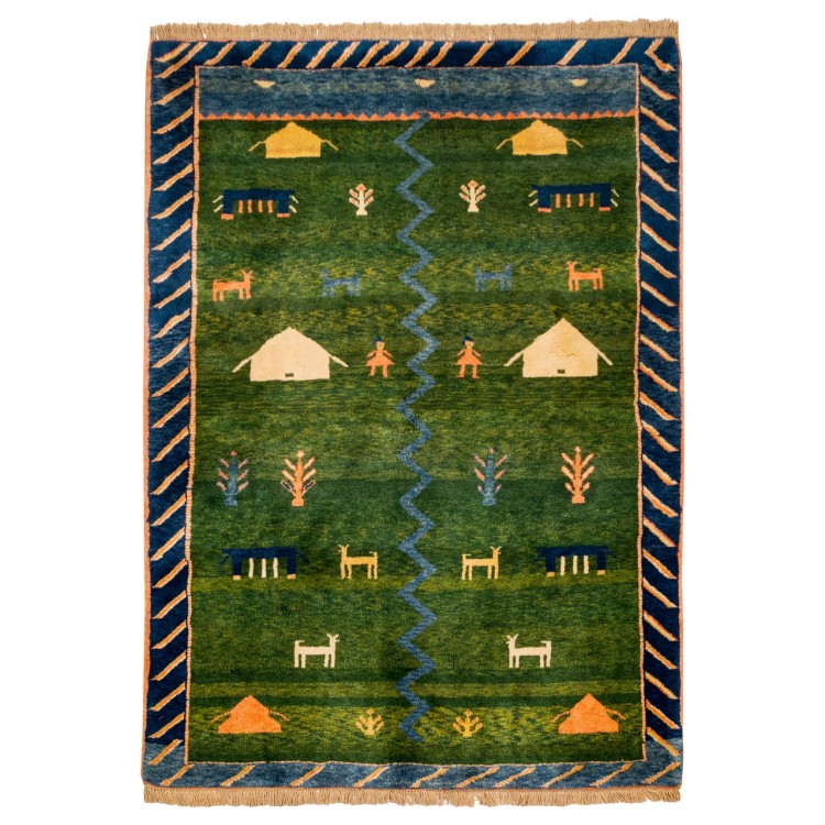 Персидский габбе ручной работы Фарс Код 171775 - 167 × 233