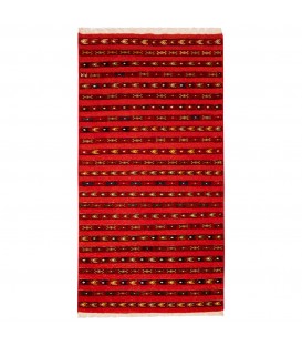 Tappeto persiano turkmeno annodato a mano codice 171798 - 105 × 200