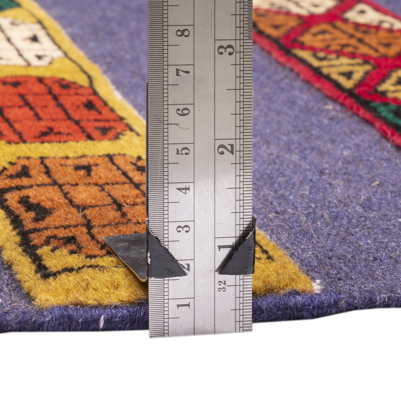 گلیم فرش دستباف یک متری ترکمن کد 171810