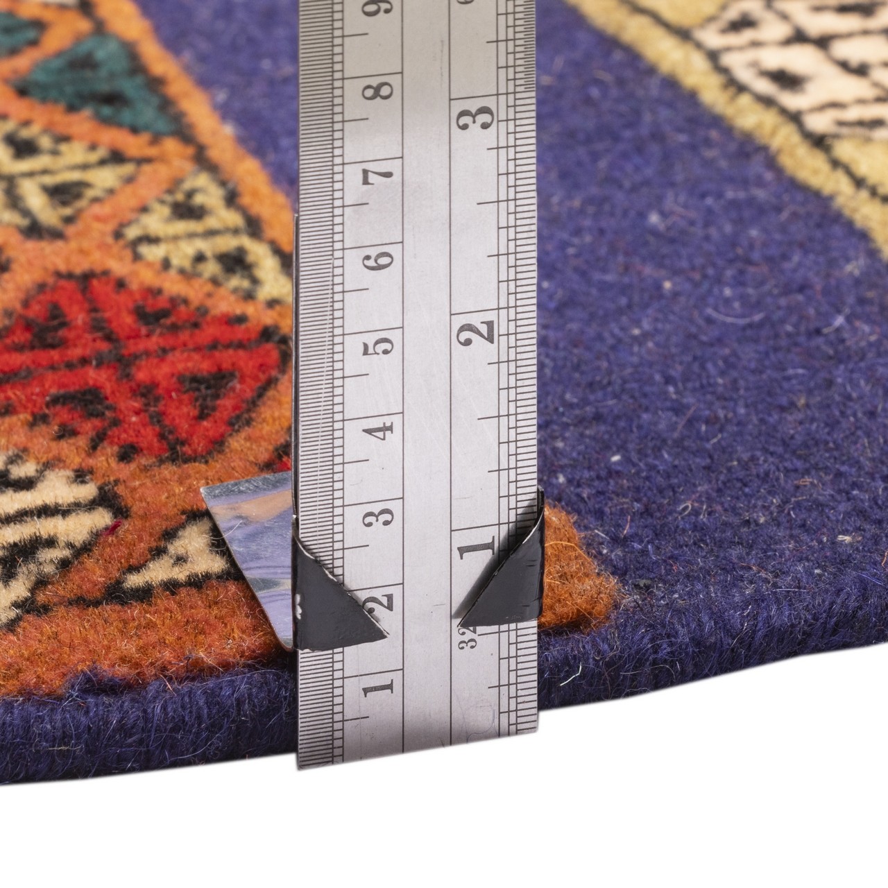 گلیم فرش دستباف یک متری ترکمن کد 171811
