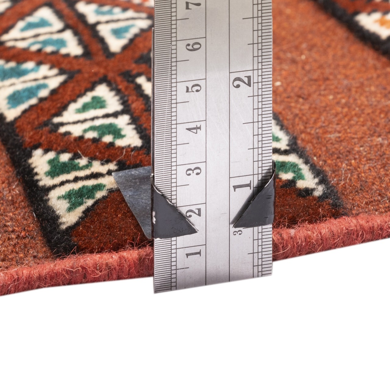 گلیم فرش دستباف یک متری ترکمن کد 171814